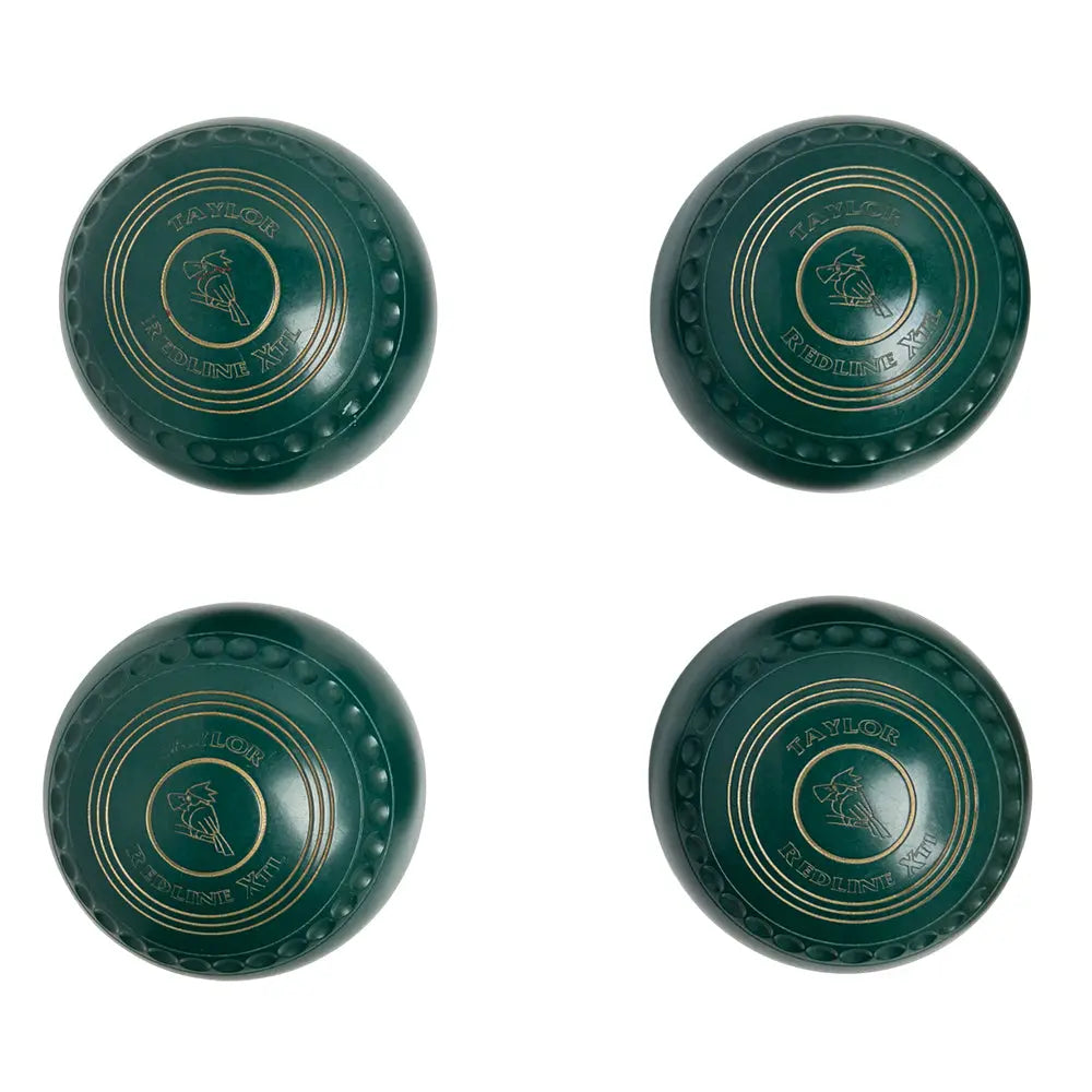 Taylor (Pre-Owned) Redline XTL Lawn Bowls Size 2 Heavy Gripped - Green HF140957 - Bowls City