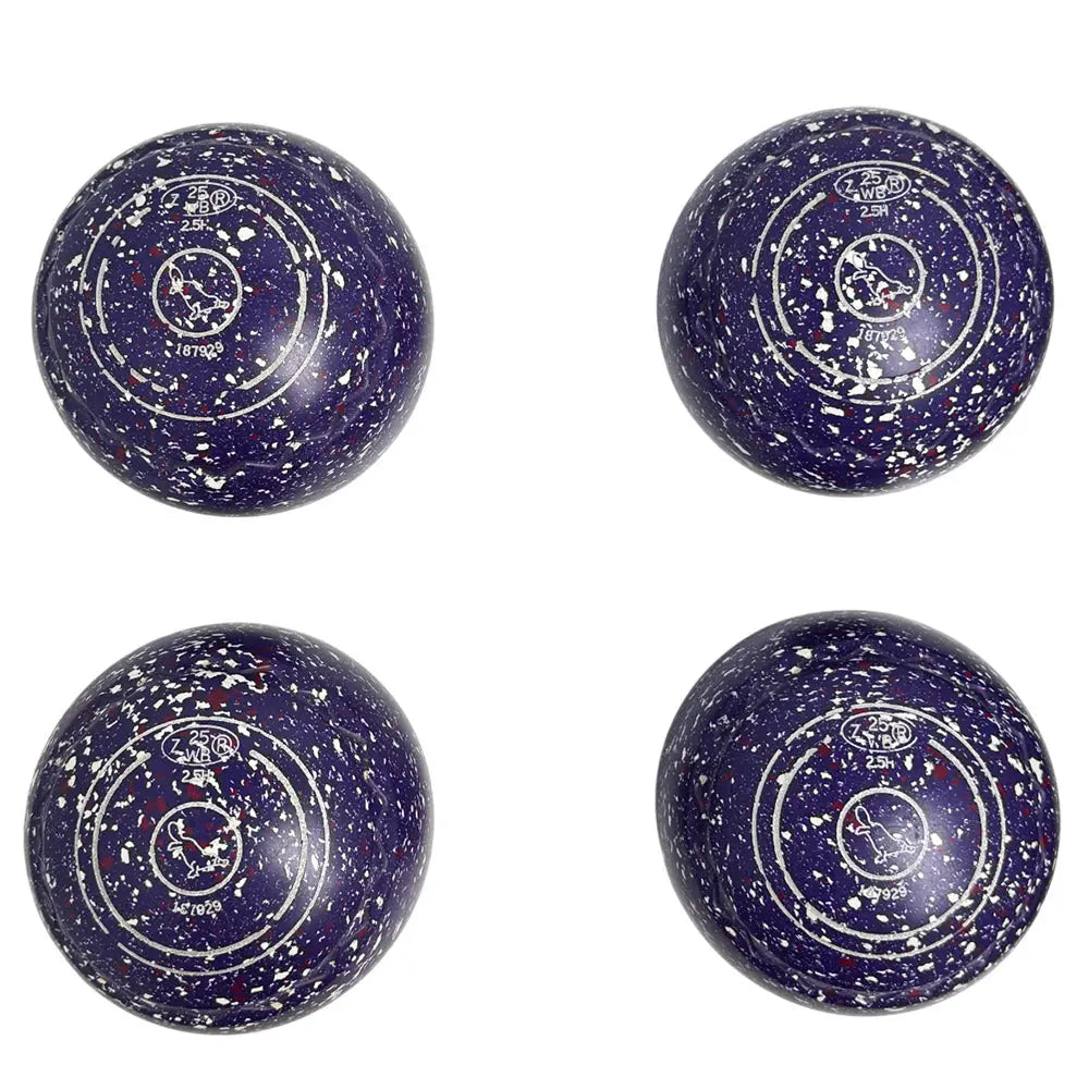 Aero (Pre-Owned) Dynamic Lawn Bowls 2.5 Heavy Z-Scoop Purple Speckle - 187929 - Bowls City