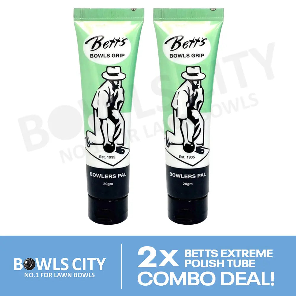 Betts Lawn Bowls Sports Grip Polish Tube - 2 Pack Value Deal - Bowls City