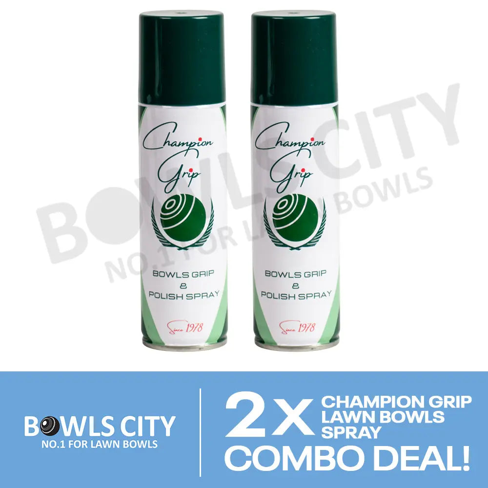 Champion Grip Lawn Bowls Spray - 2 Pack - Bowls City