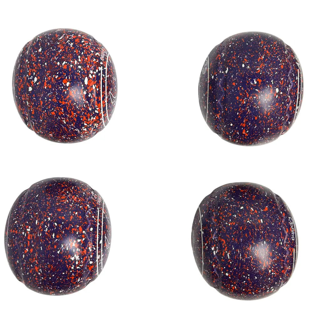Aero (Pre-Owned) Optima Lawn Bowls 1 Heavy Z-Scoop Purple/Orange- 206302 - Bowls City