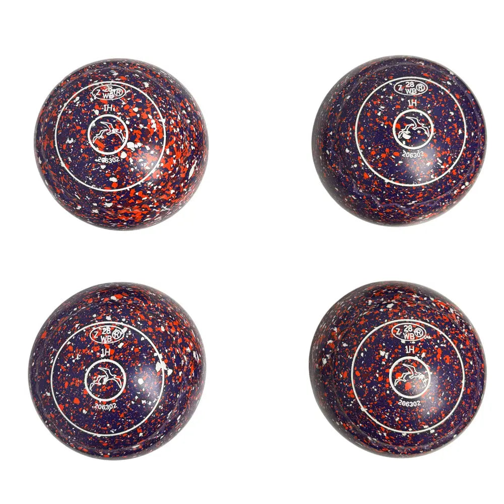 Aero (Pre-Owned) Optima Lawn Bowls 1 Heavy Z-Scoop Purple/Orange- 206302 - Bowls City