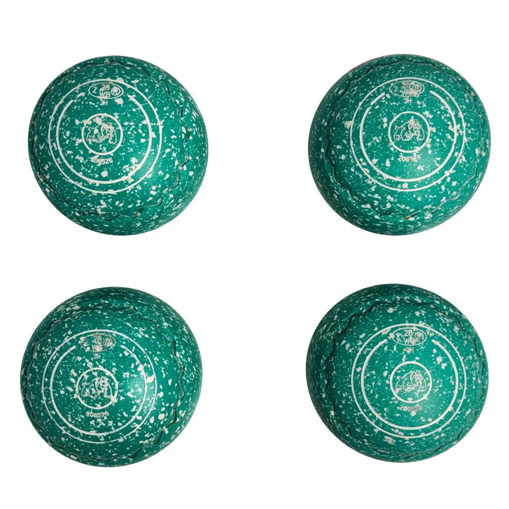 Aero (Pre-Owned) Dynamic Lawn Bowls Size 3 Heavy Gripped - Teal Speckle 206526 - Bowls City