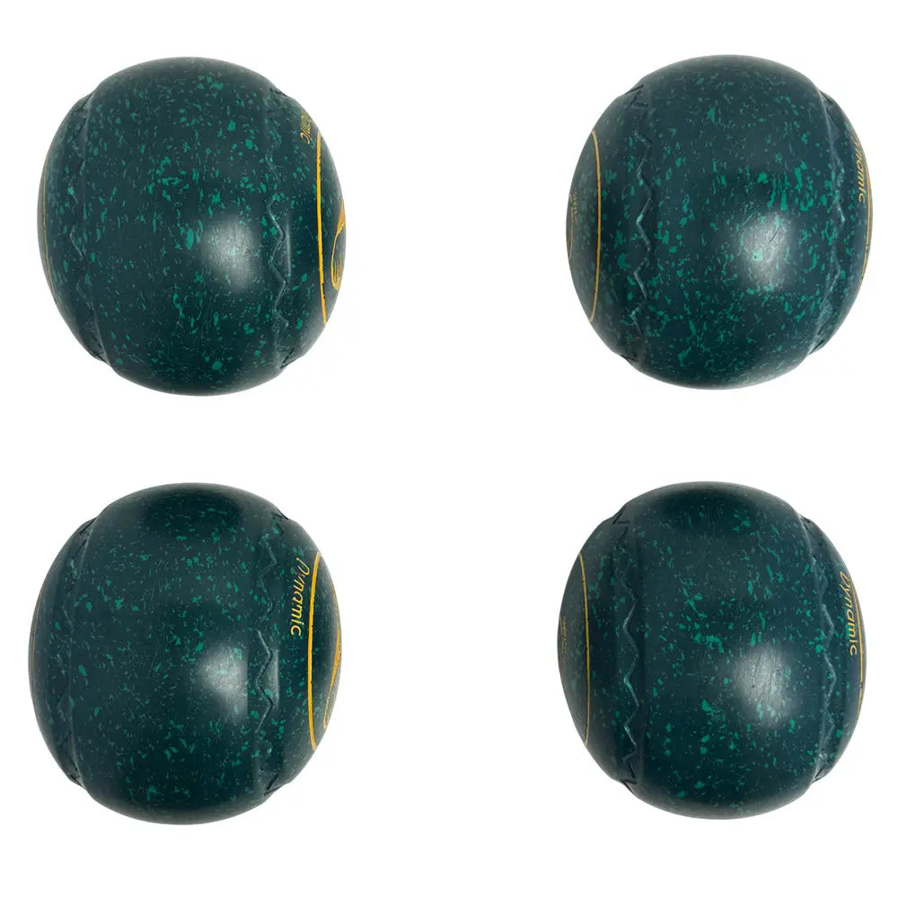 Aero (Pre-Owned) Dynamic Lawn Bowls 3 Heavy Z-Scoop Green Speckle - 210085 - Bowls City