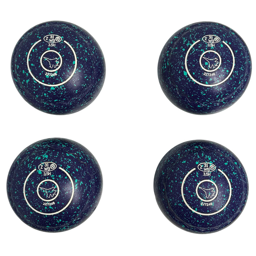 Aero (Pre-Owned) Evolve Lawn Bowls 3.5 Heavy Z-Scoop Blueberry - 227248