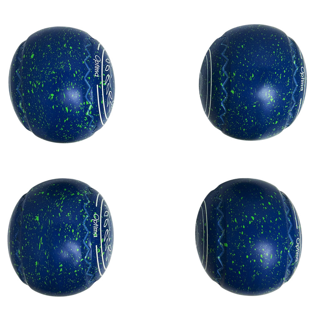 Aero (Pre-Owned) Optima Lawn Bowls 0 Heavy Z-ScoopBlue/Lime - 229929