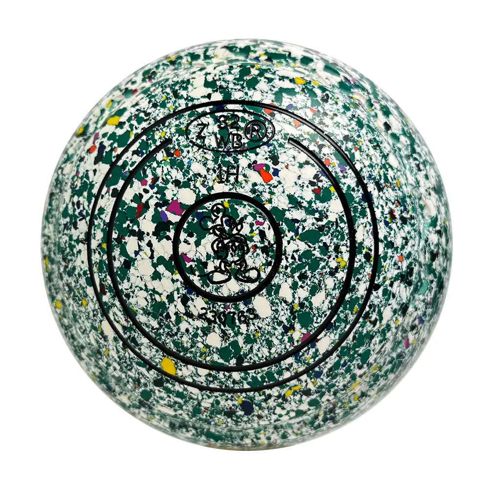 Aero (Pre-Owned) Optima Lawn Bowls 1 Heavy Z-Scoop Green/White/Multi - 230763 Aero Bowls