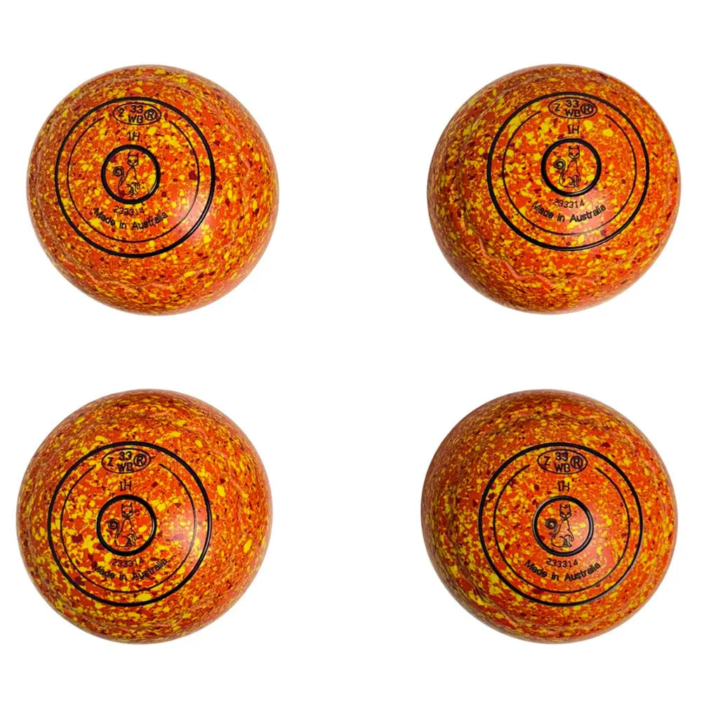 Aero (Pre-Owned) Optima Lawn Bowls 1 Heavy Z-Scoop Sunrise - 233314 - Bowls City