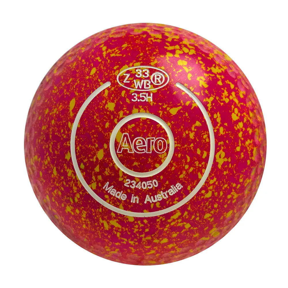 Aero (Pre-Owned) Evolve Lawn Bowls 3.5 Heavy Dimple Tequila Sunrise - 234050 Aero Bowls