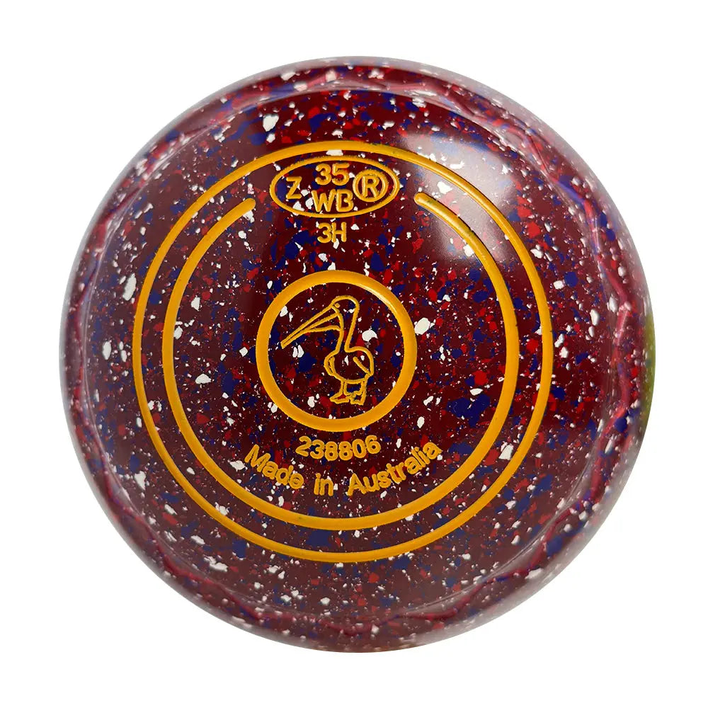 Aero Dynamic Lawn Bowls 3 Heavy Z-Scoop Lava - 238806 Aero Bowls