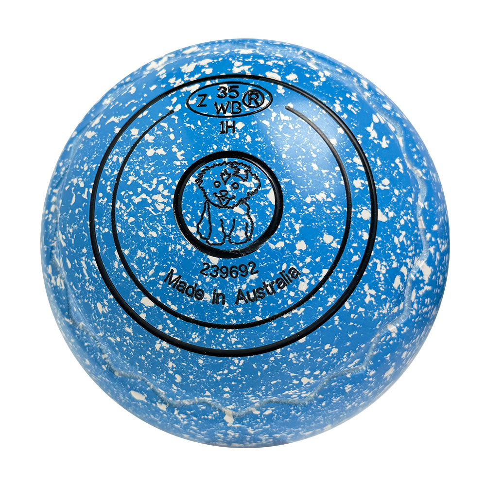 Aero Dynamic Lawn Bowls 1 Heavy Z-Scoop Azure - 239692