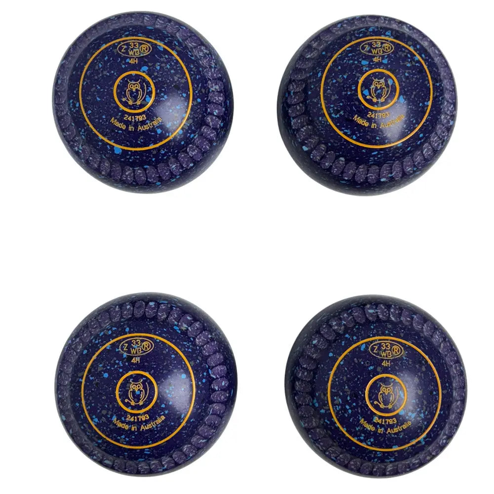 Aero (Pre-Owned) Dynamic Lawn Bowls 4 Heavy Enhance Grip Purple Rain - 241793 - Bowls City