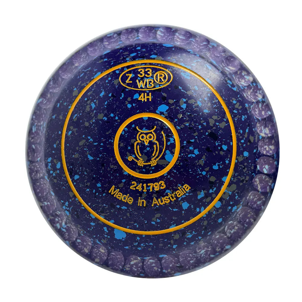 Aero (Pre-Owned) Dynamic Lawn Bowls 4 Heavy Enhance Grip Purple Rain - 241793 - Bowls City
