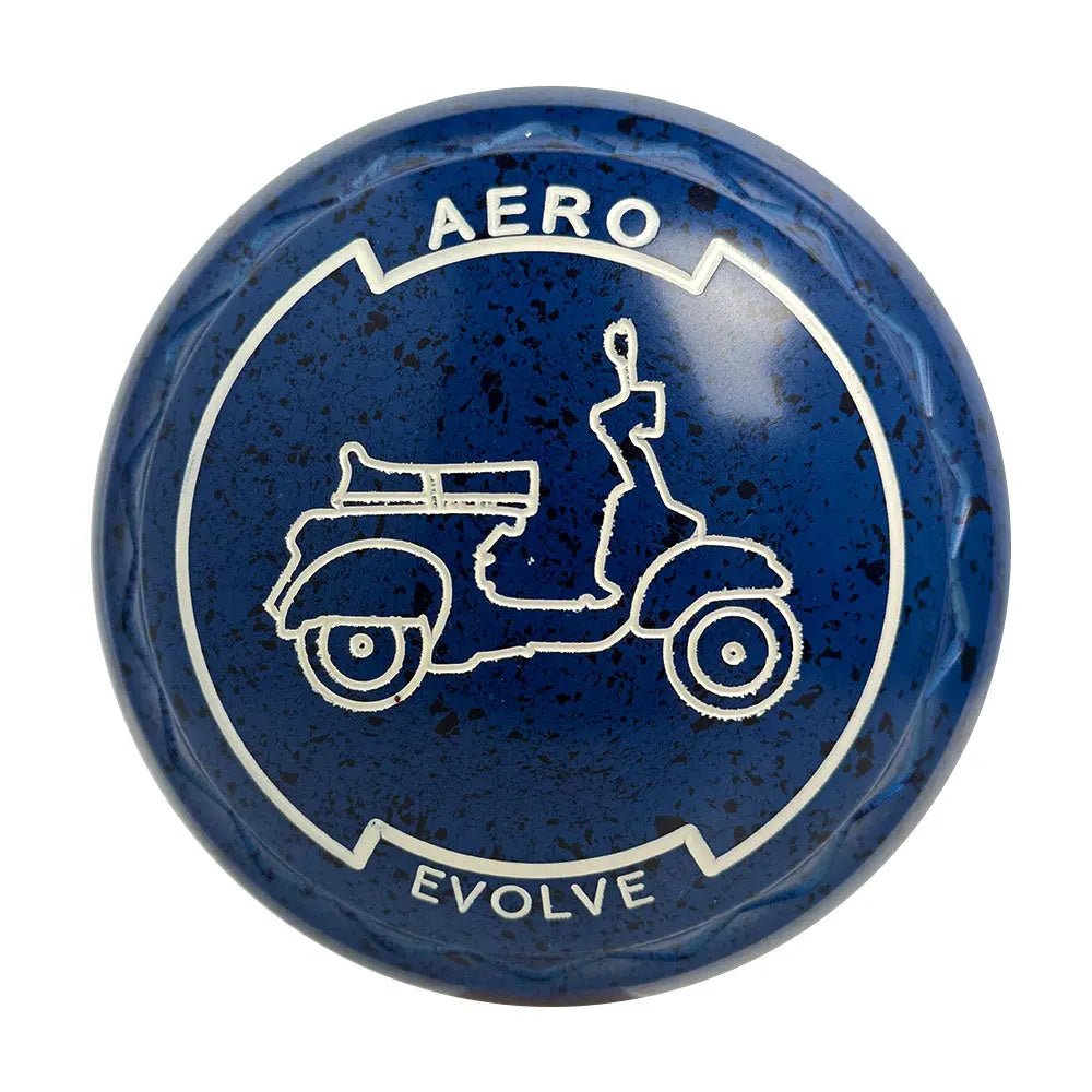 Aero Evolve Lawn Bowls 2.5 Heavy Z-Scoop Ocean - 252593 - Bowls City