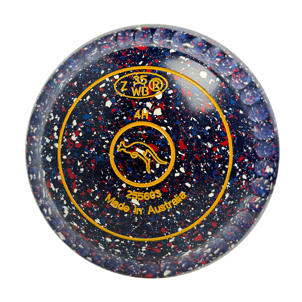 Aero Optima Lawn Bowls 4 Heavy Z-Scoop Galaxy - 255603