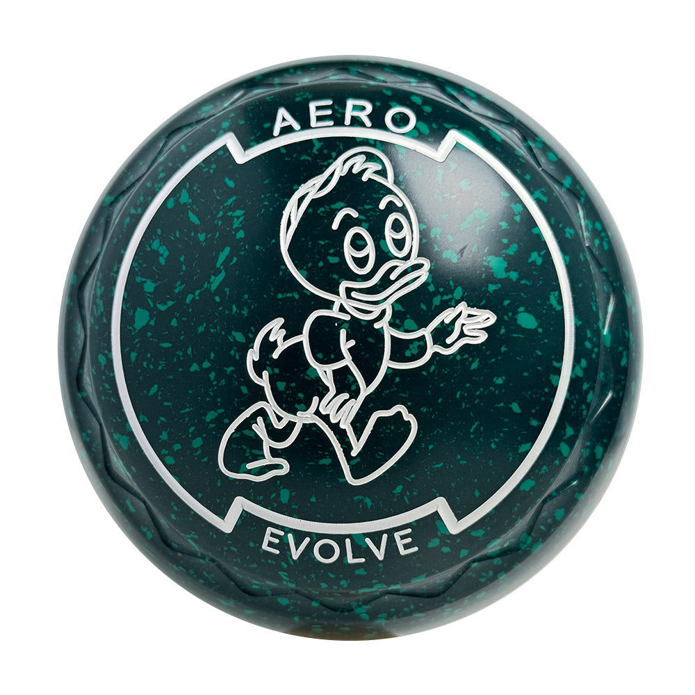 Aero Evolve Lawn Bowls 2.5 Heavy Z-Scoop Emerald 255809