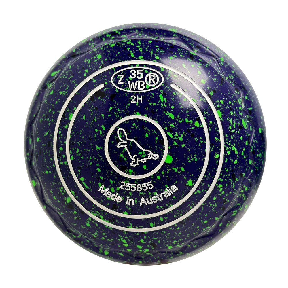 Aero Dynamic Lawn Bowls 2 Heavy Z-Scoop Blueberry - 255855