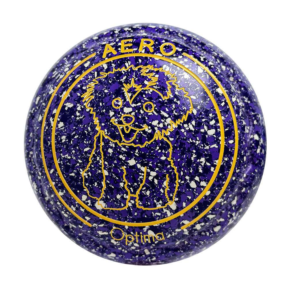 Aero Optima Lawn Bowls 0 Heavy Z-Scoop Rain - 256181