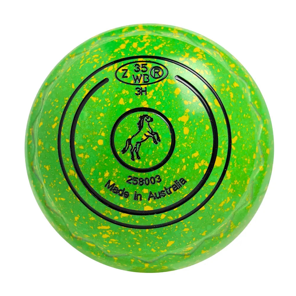 Aero Dynamic Lawn Bowls 3 Heavy Z-Scoop Lime - 258003 Aero Bowls