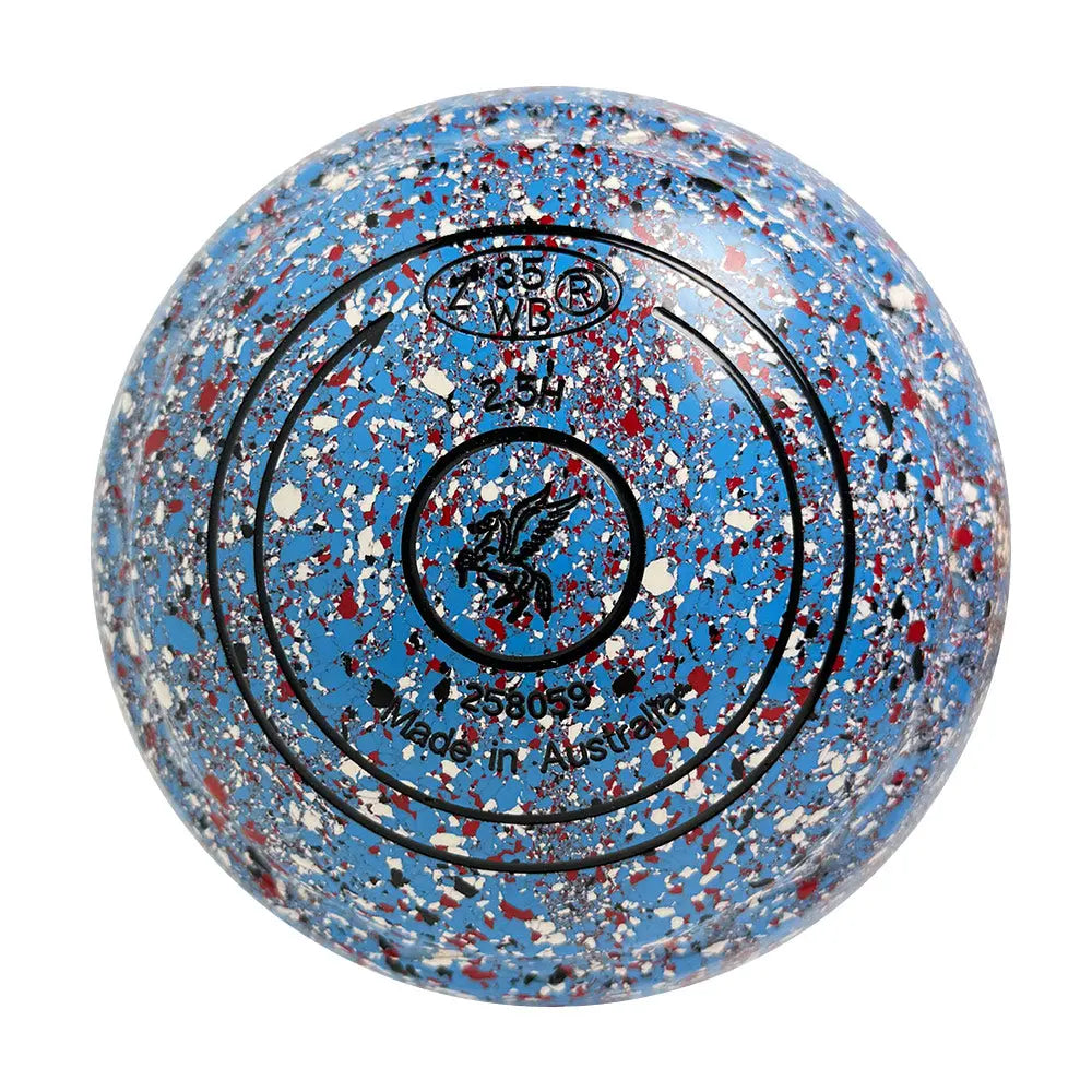 Aero Optima Lawn Bowls 2.5 Heavy Z-Scoop Cornflower - 258059 Aero Bowls