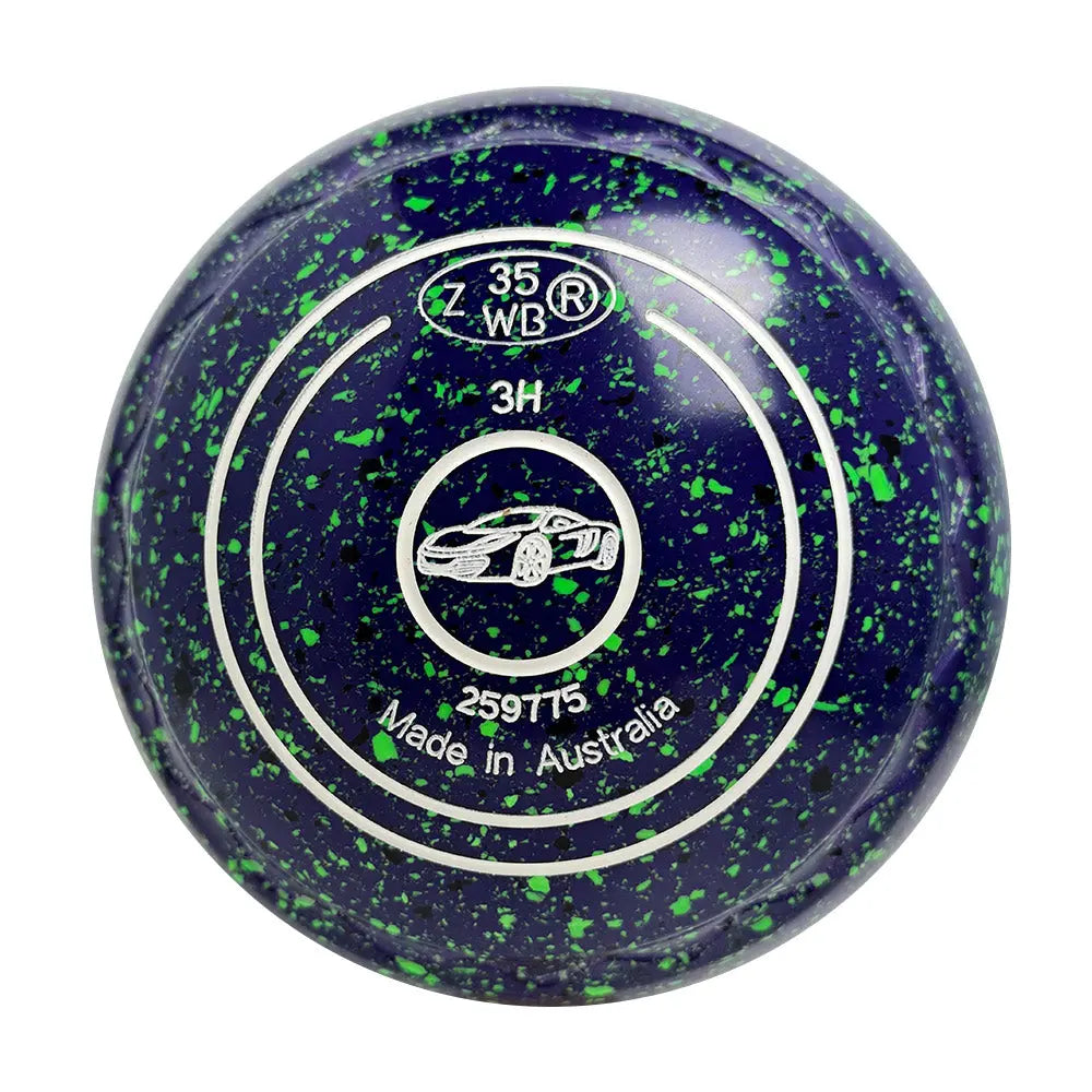 Aero Optima Lawn Bowls 3 Heavy Z-Scoop Blueberry - 259775 Aero Bowls
