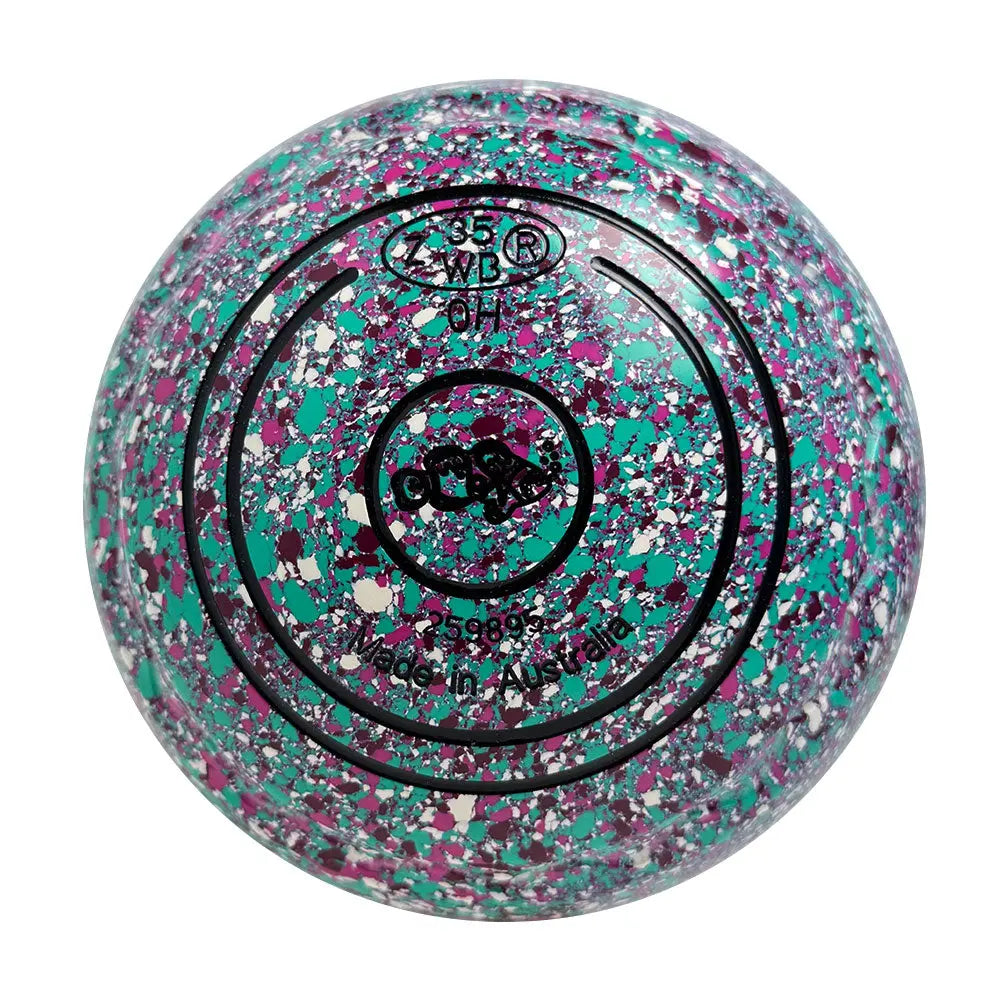 Aero Dynamic Lawn Bowls 0 Heavy Z-Scoop Confetti - 259895 Aero Bowls
