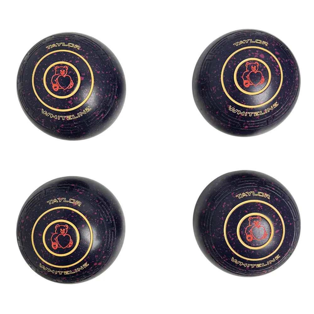 Taylor (Pre-Owned) Whiteline Lawn Bowls Size 0 Heavy Logic Grip -Dark Blue/Magenta Taylor