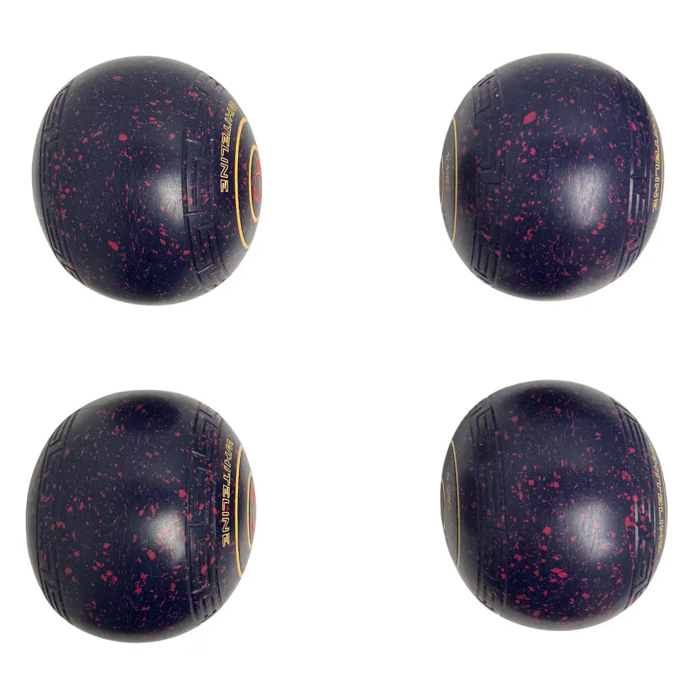 Taylor (Pre-Owned) Whiteline Lawn Bowls Size 0 Heavy Logic Grip -Dark Blue/Magenta Taylor
