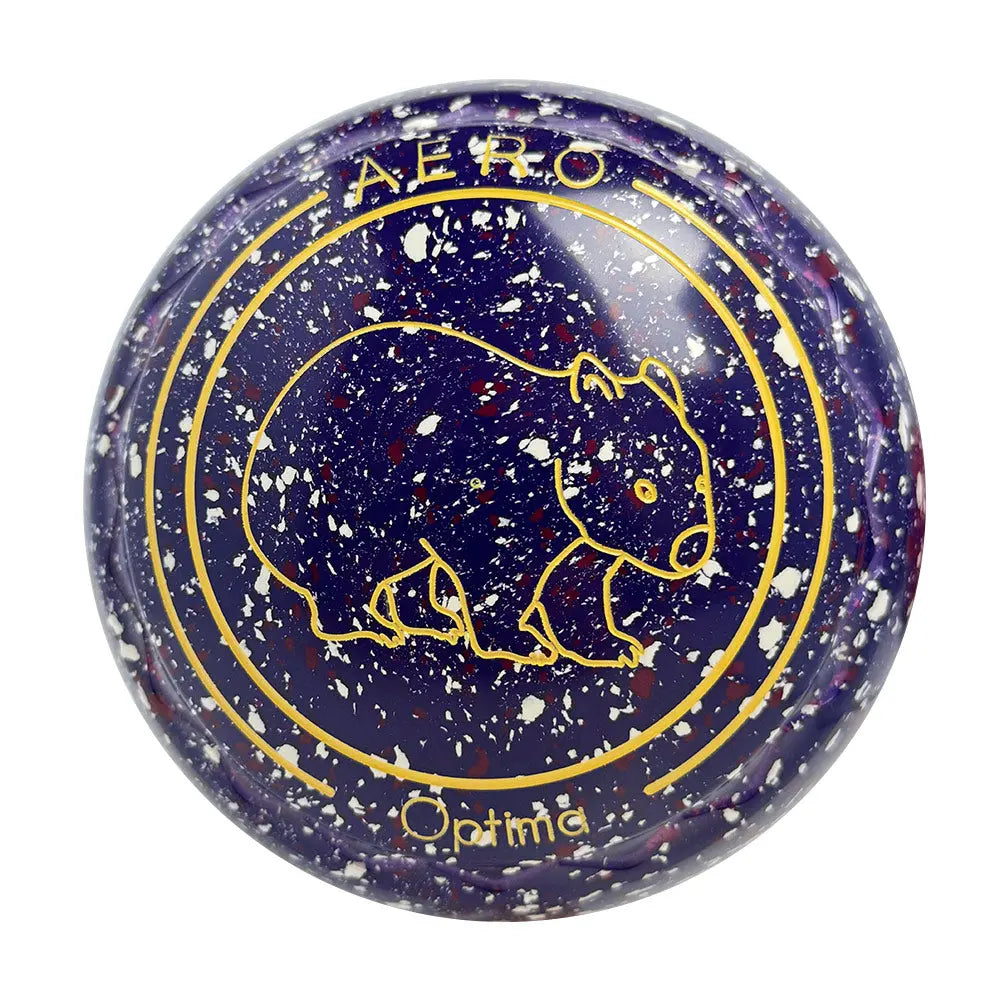 Aero Optima Lawn Bowls 0.5 Heavy Z-Scoop Purple Haze - 261451