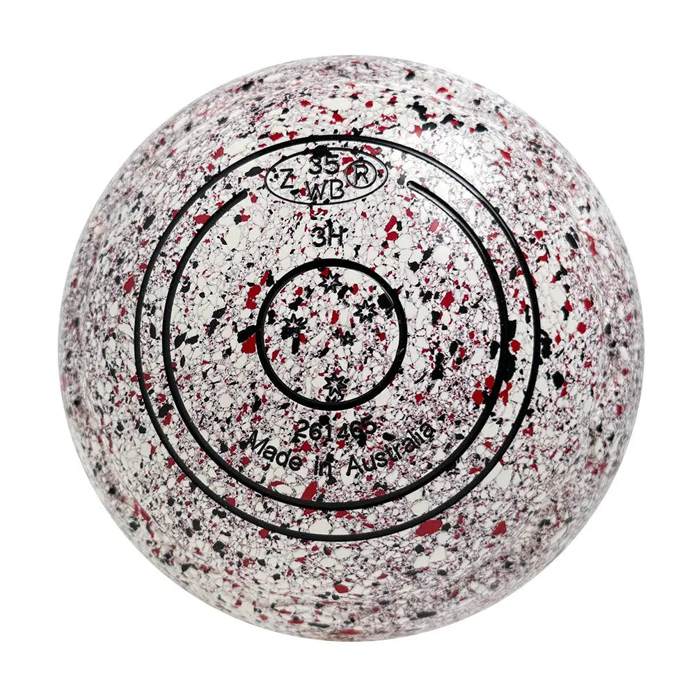 Aero Optima Lawn Bowls 3 Heavy Z-Scoop Snow - 261465