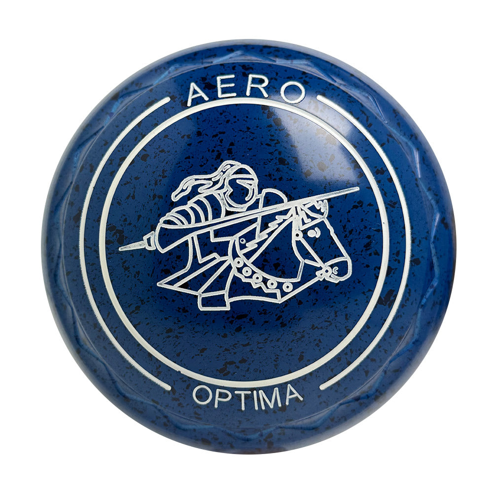 Aero Optima Lawn Bowls 3.5 Heavy Z-Scoop Ocean - 261583