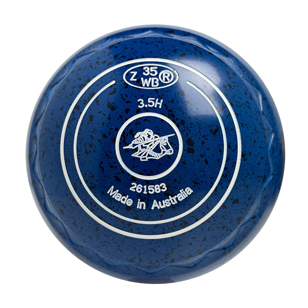 Aero Optima Lawn Bowls 3.5 Heavy Z-Scoop Ocean - 261583