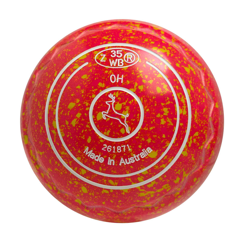 Aero Optima Lawn Bowls 0 Heavy Z-Scoop Tequila Sunrise - 261871