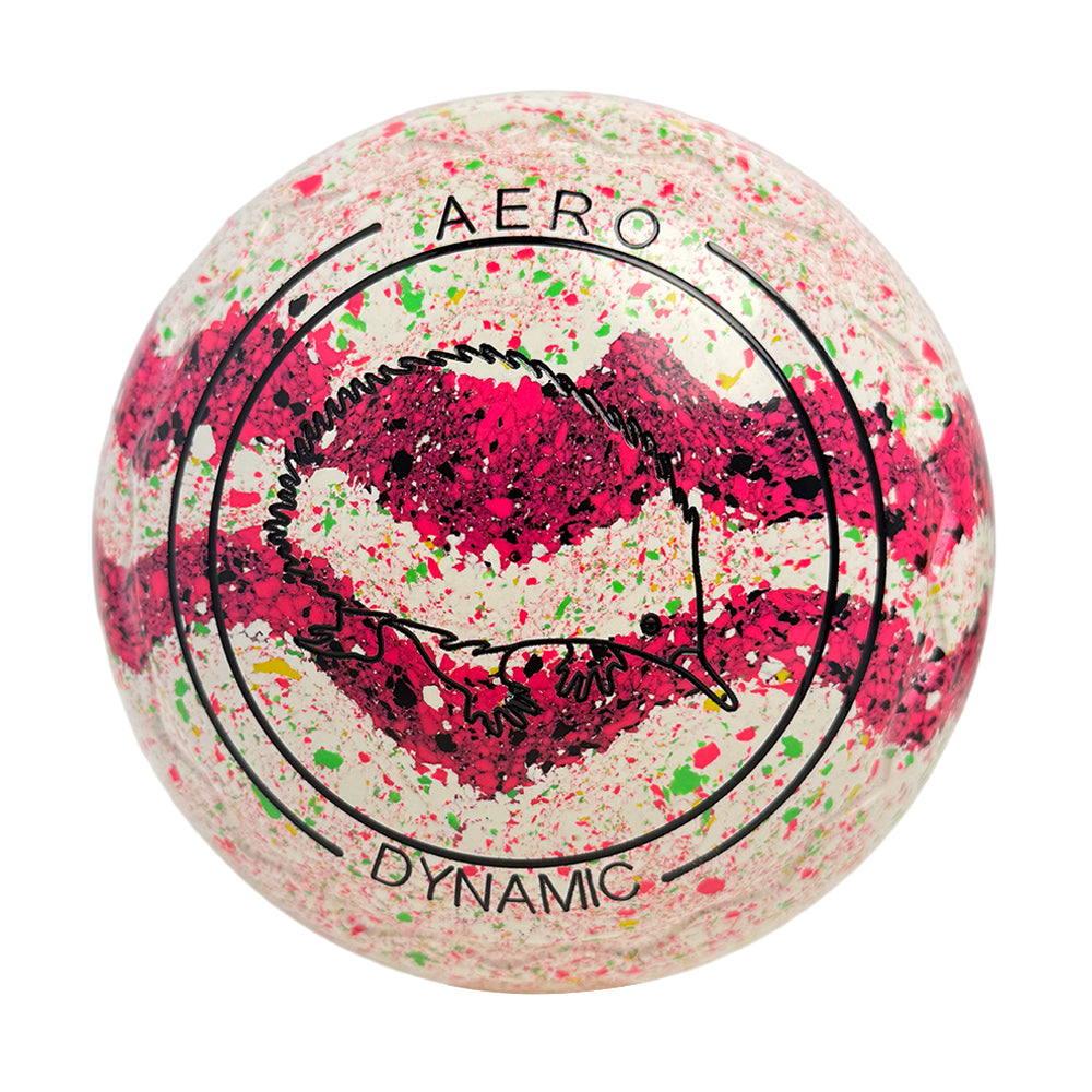 Aero Dynamic Lawn Bowls 2 Heavy Z-Scoop Orchid/Fuschia Swirl - 262987