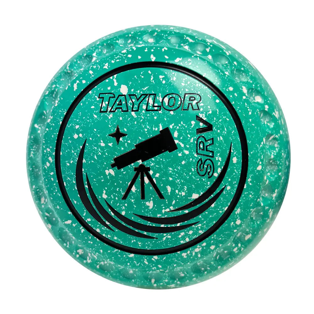 Taylor SRV Lawn Bowls Size 2 Heavy Gripped Mint/White -HAE2711A