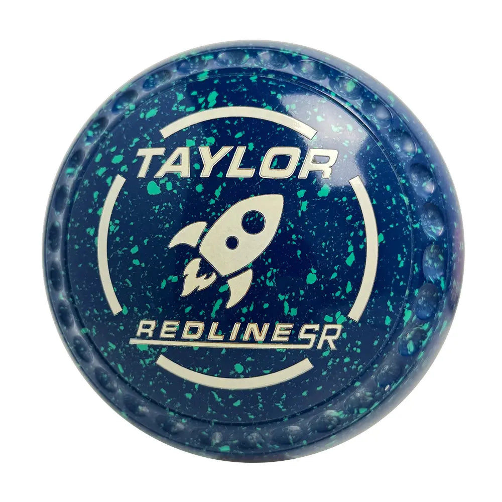 Taylor SR Lawn Bowls Size 2 Heavy Gripped Blue/Mint - HAE2725A Taylor