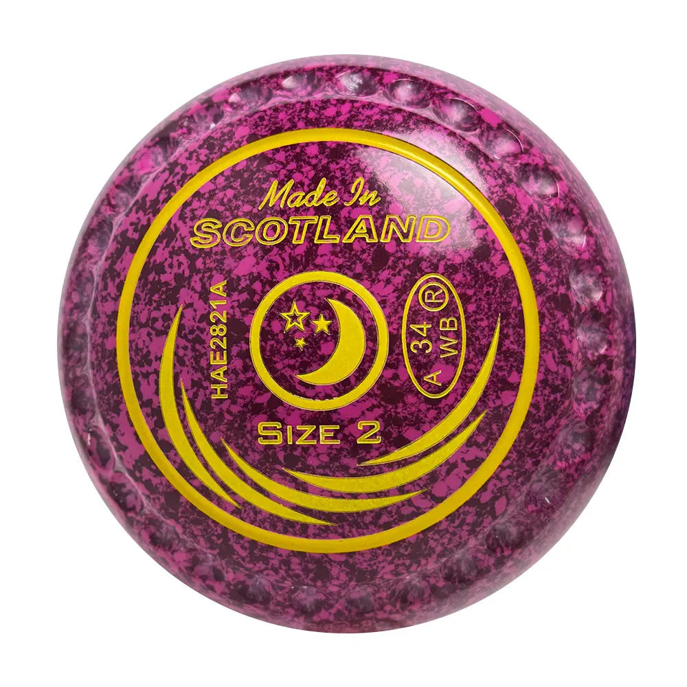 Taylor SRV Lawn Bowls Size 2 Heavy Magenta/Pink - HAE2821A