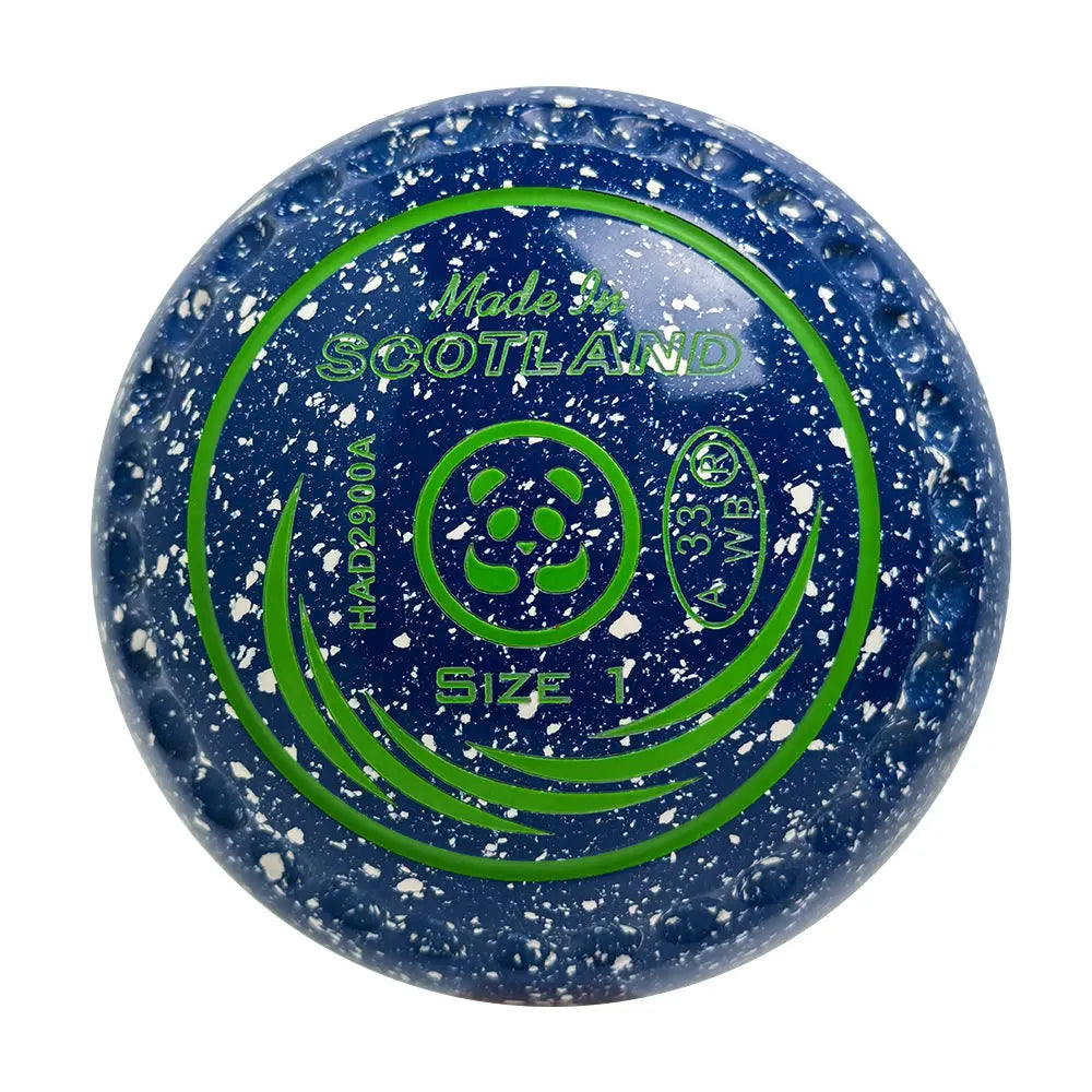 Taylor SRV Lawn Bowls Size 1 Heavy Gripped Blue/White - HAD2900A Taylor