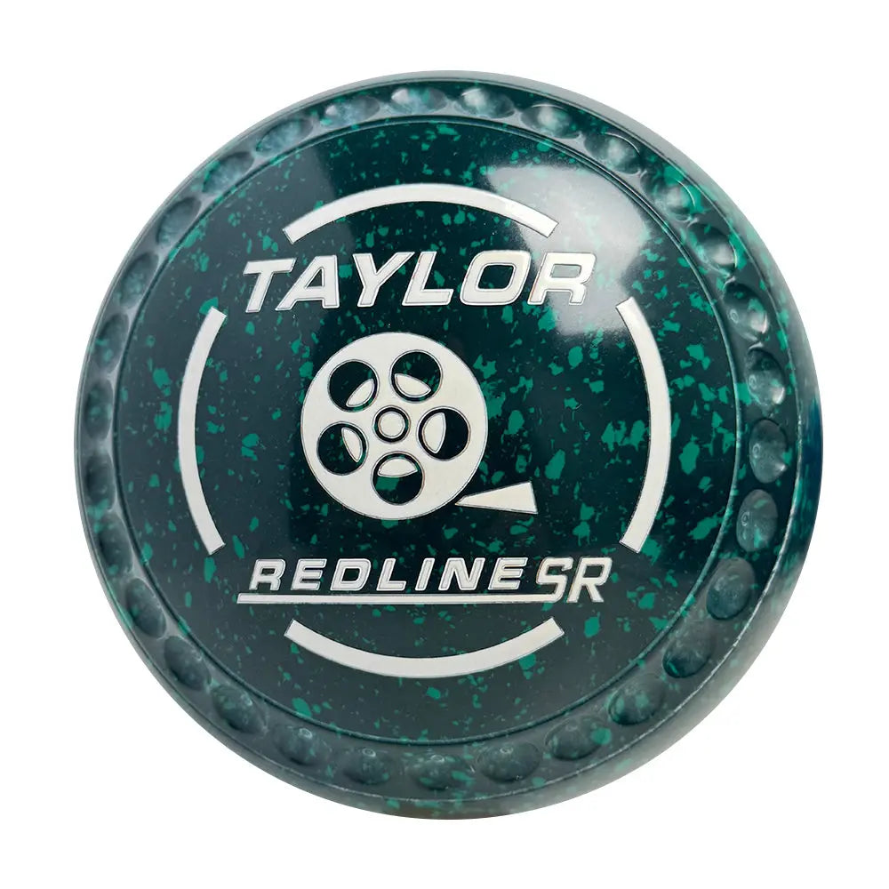Taylor SR Lawn Bowls Size 4 Heavy Gripped Dark Green/Green- HAE2915A Taylor