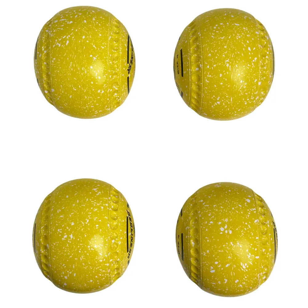 Taylor (Pre-Owned) Redline SR Lawn Bowls Size 4 Heavy Gripped - Yellow Speckle - HAD4110A Taylor