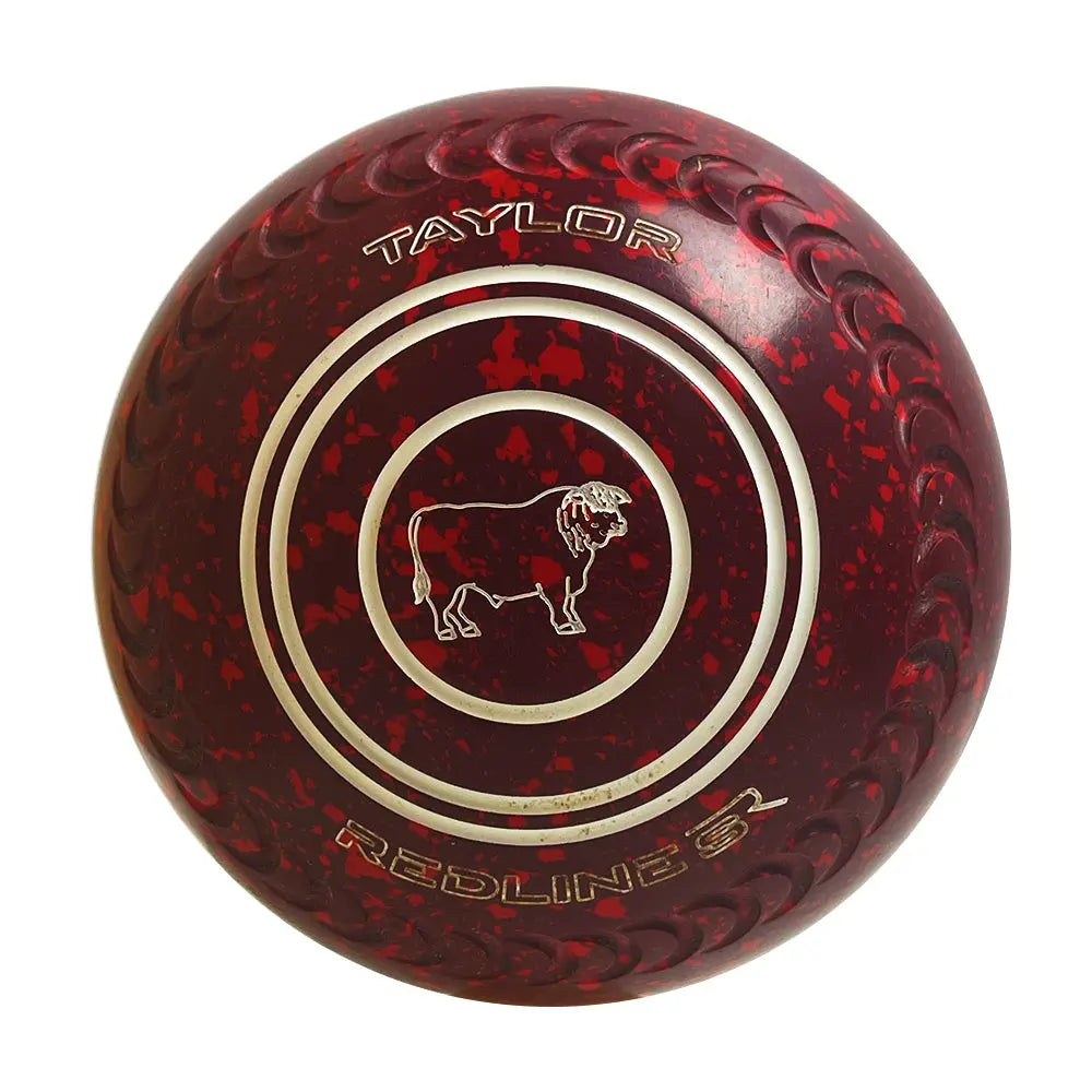 Taylor (Pre-Owned) Redline SR Lawn Bowls Size 3 Heavy Gripped - Maroon Speckle HS439946A Taylor