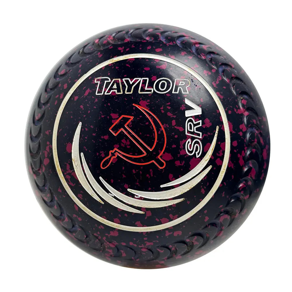 Taylor (Pre-Owned) SRV Lawn Bowls 4 Heavy Gripped Dark Blue/Magenta - HR424570A - Bowls City