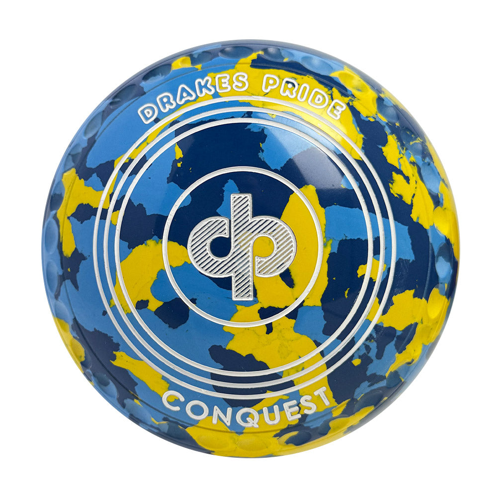 Drakes Pride Conquest Lawn Bowls Size 2 Heavy Gripped - Camo Daybreak -7601-44841