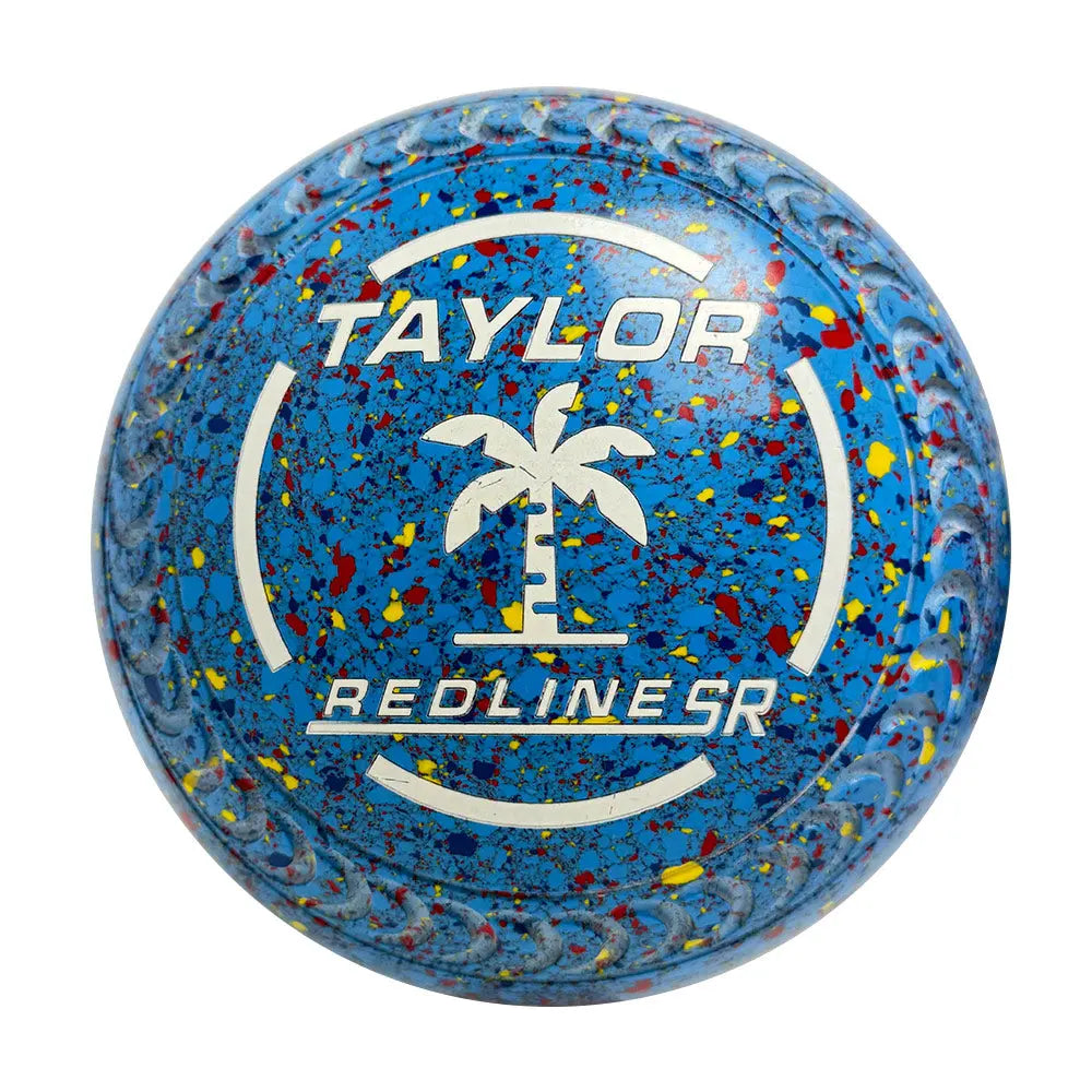 Taylor (Pre-Owned) Redline SR Lawn Bowls Size 2 Heavy Gripped - Blue Speckle HAB515614A Taylor