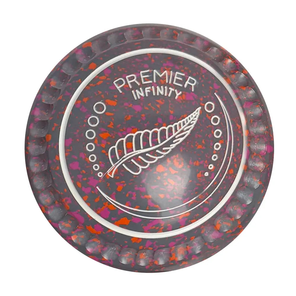 Greenmaster (Pre-Owned) Premier Infinity Lawn Bowls Size 00 Heavy Gripped - Grey Speckle - HAB507287A Greenmaster