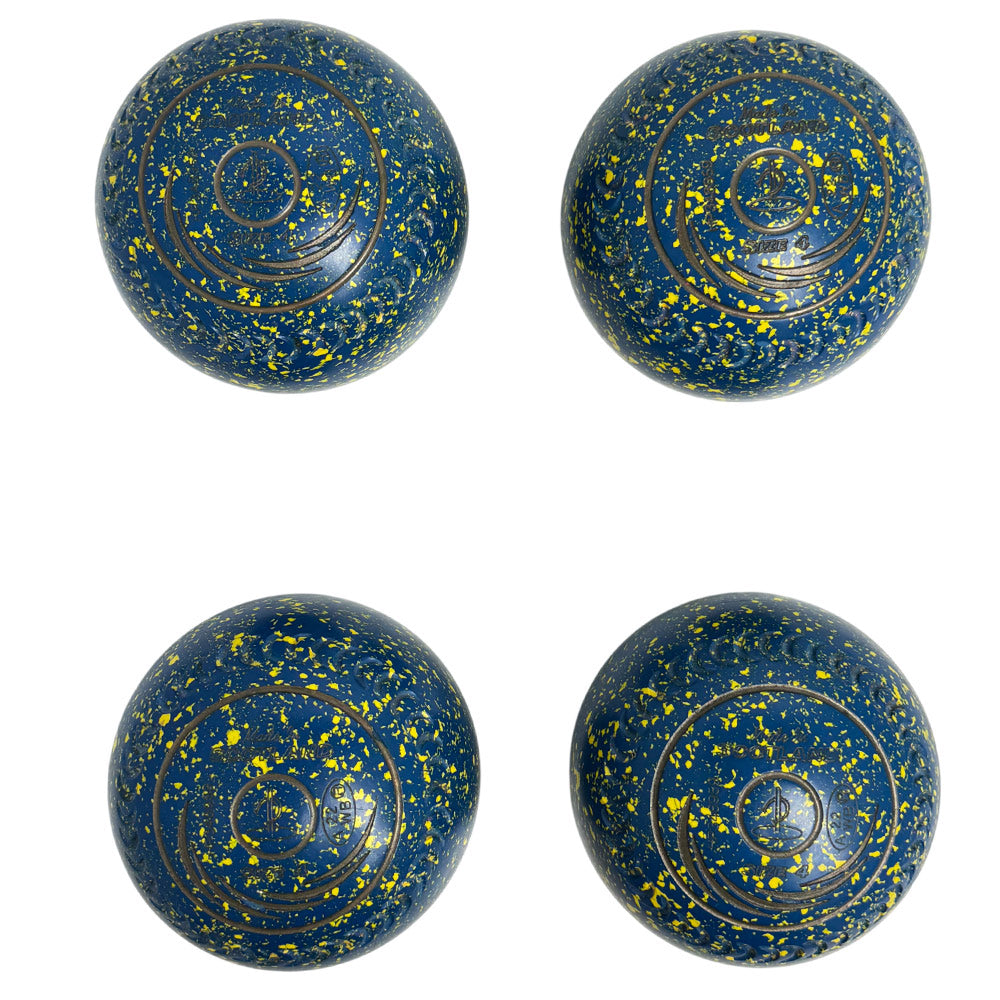 Taylor (Pre-Owned) SRV Lawn Bowls 3 Heavy Gripped Blue/Yellow - HP348959