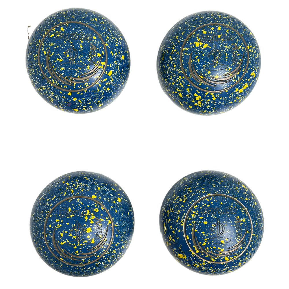 Taylor (Pre-Owned) SRV Lawn Bowls 3 Heavy Gripped Blue/Yellow - HP348959
