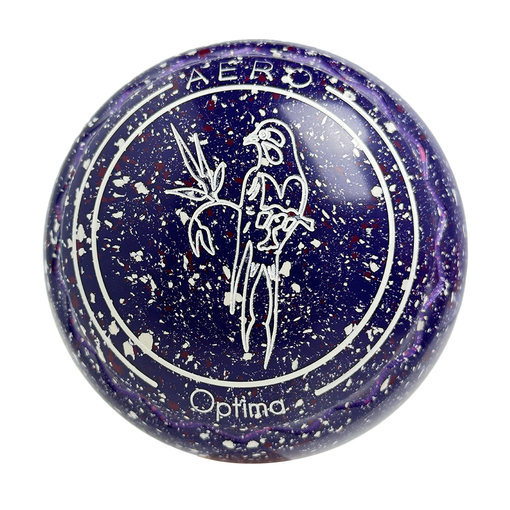 Aero Optima Lawn Bowls 0.5 Heavy Z-Scoop Purple Haze - 264061