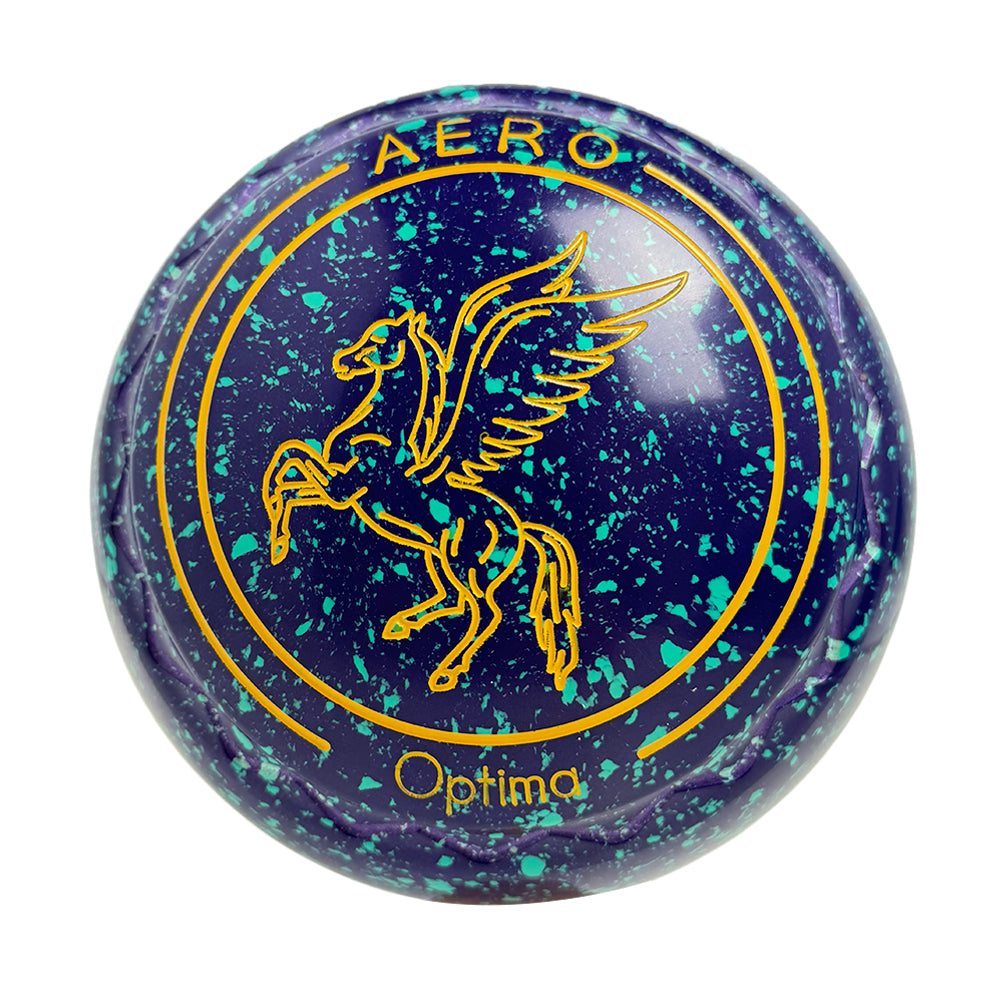 Aero Optima Lawn Bowls 1 Heavy Z-Scoop Grape - 264065