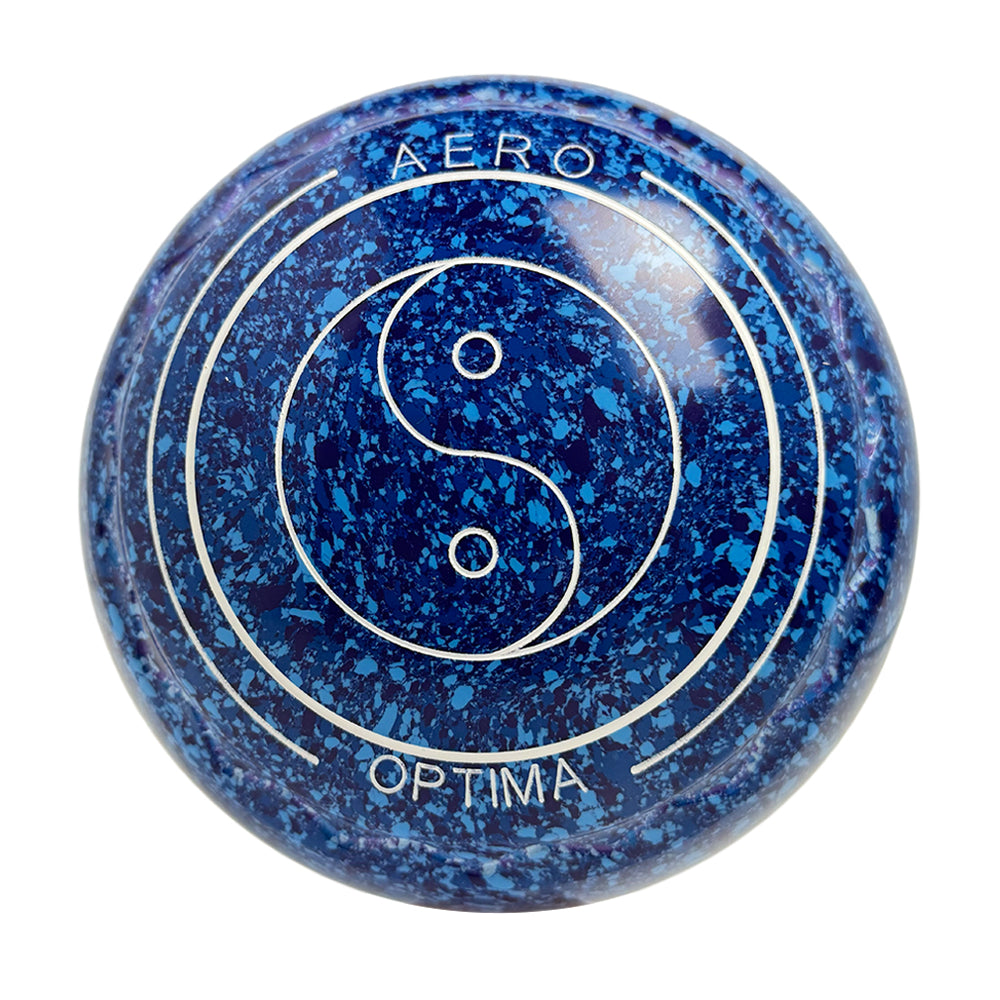Aero Optima Lawn Bowls 2.5 Heavy Z-Scoop Grape - 264133